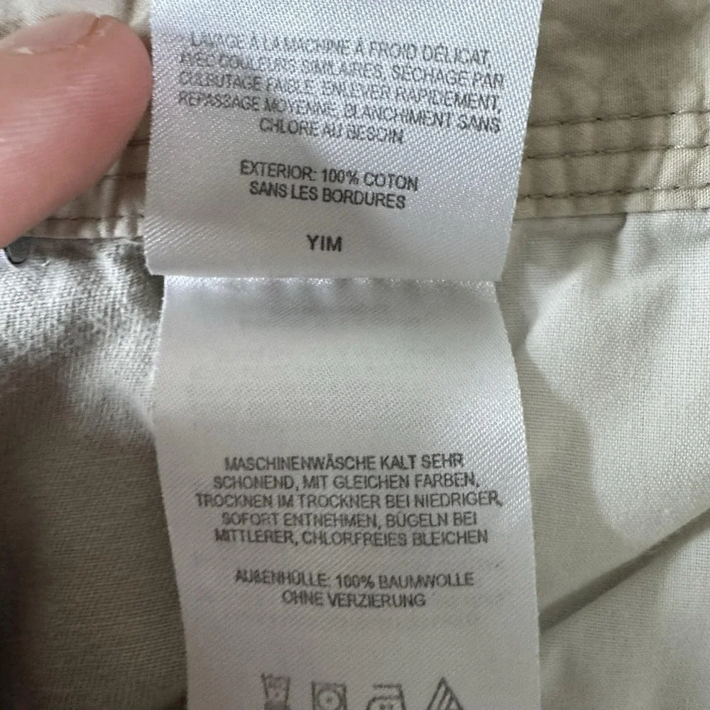 Columbia Cargo Shorts Mens 36 Beige Cotton Canvas XM4245 Outdoor Travel